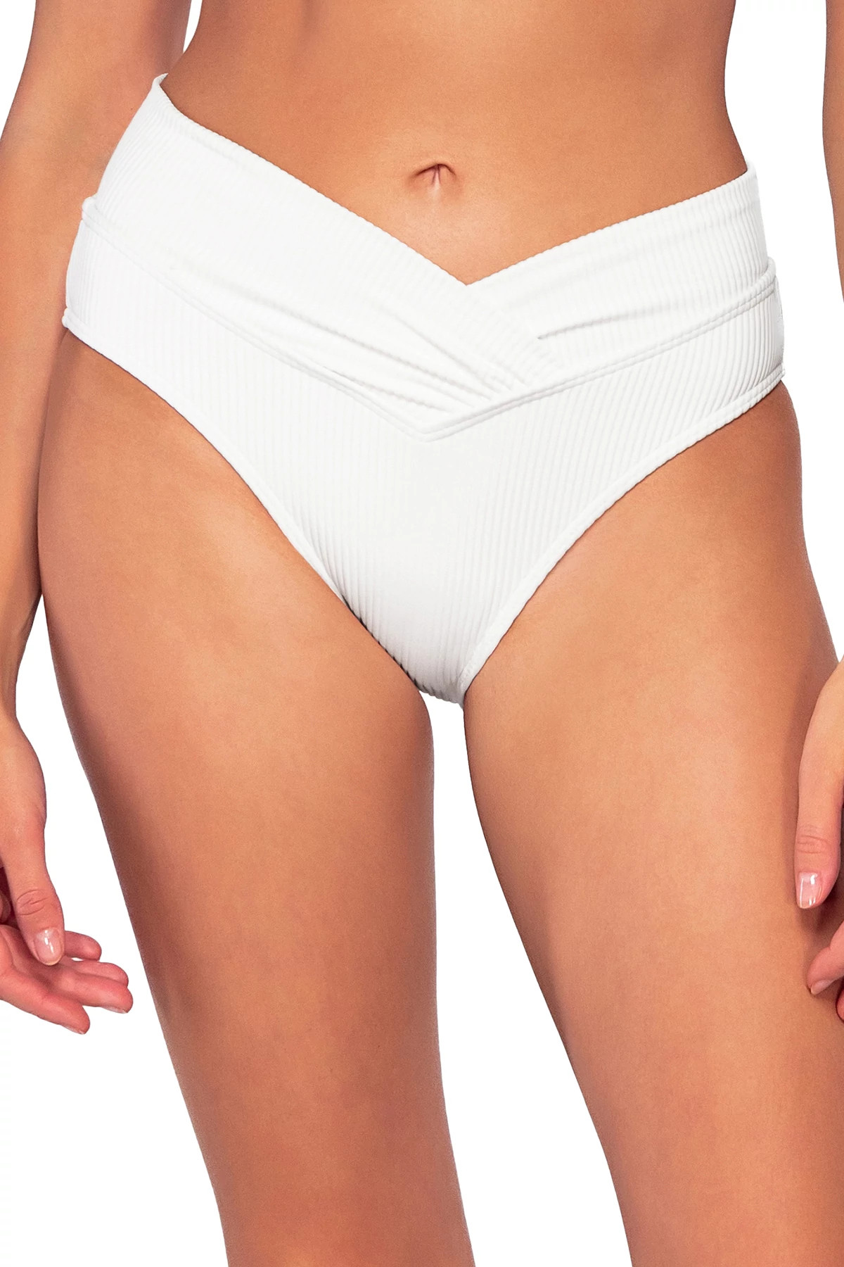 PALOMA Summer Lovin V-Front High Waist Bikini Bottom image number 1