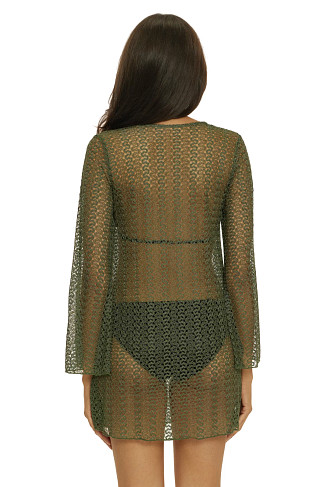 KELP Golden Crochet Long Sleeve Tunic