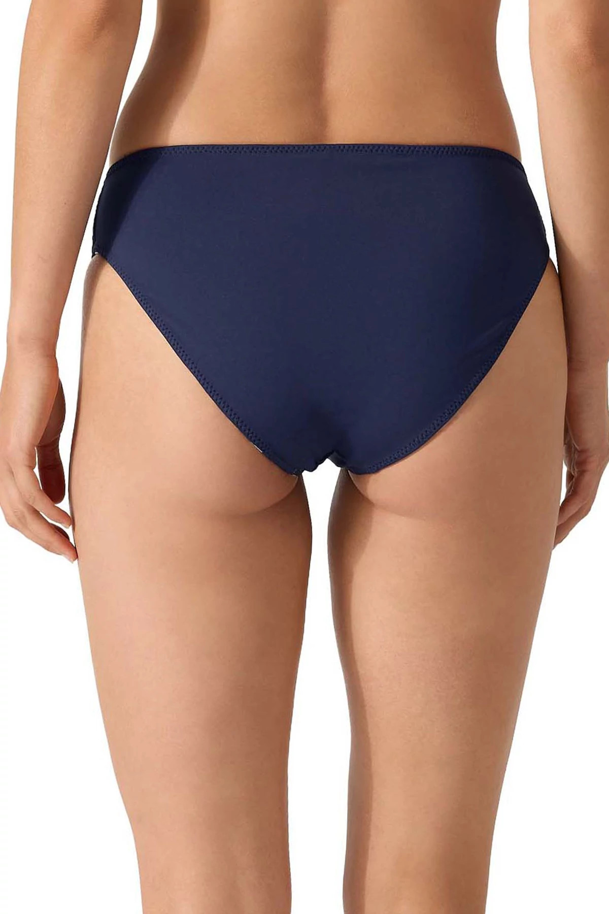MARE NAVY Reversible Stripe Tab Side Hipster Bikini Bottom image number 3