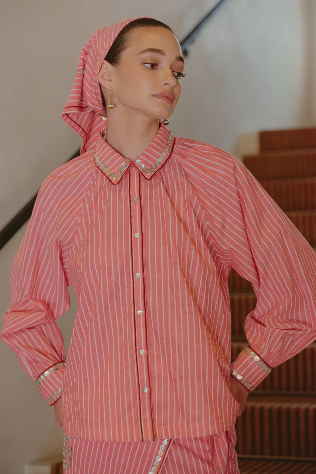 RED STRIPE Brisa Shirt image number 4