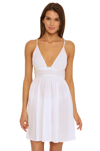 WHITE Palavas Mini Cami Dress