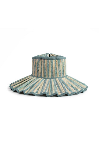 FRENCH VANILLA Island Capri Pleated Brim Sun Hat