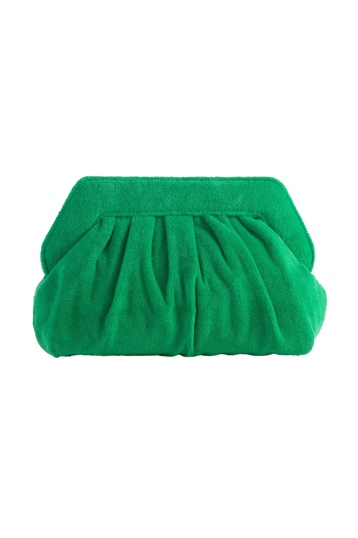 GREEN Greta Terry Clutch  image number 1
