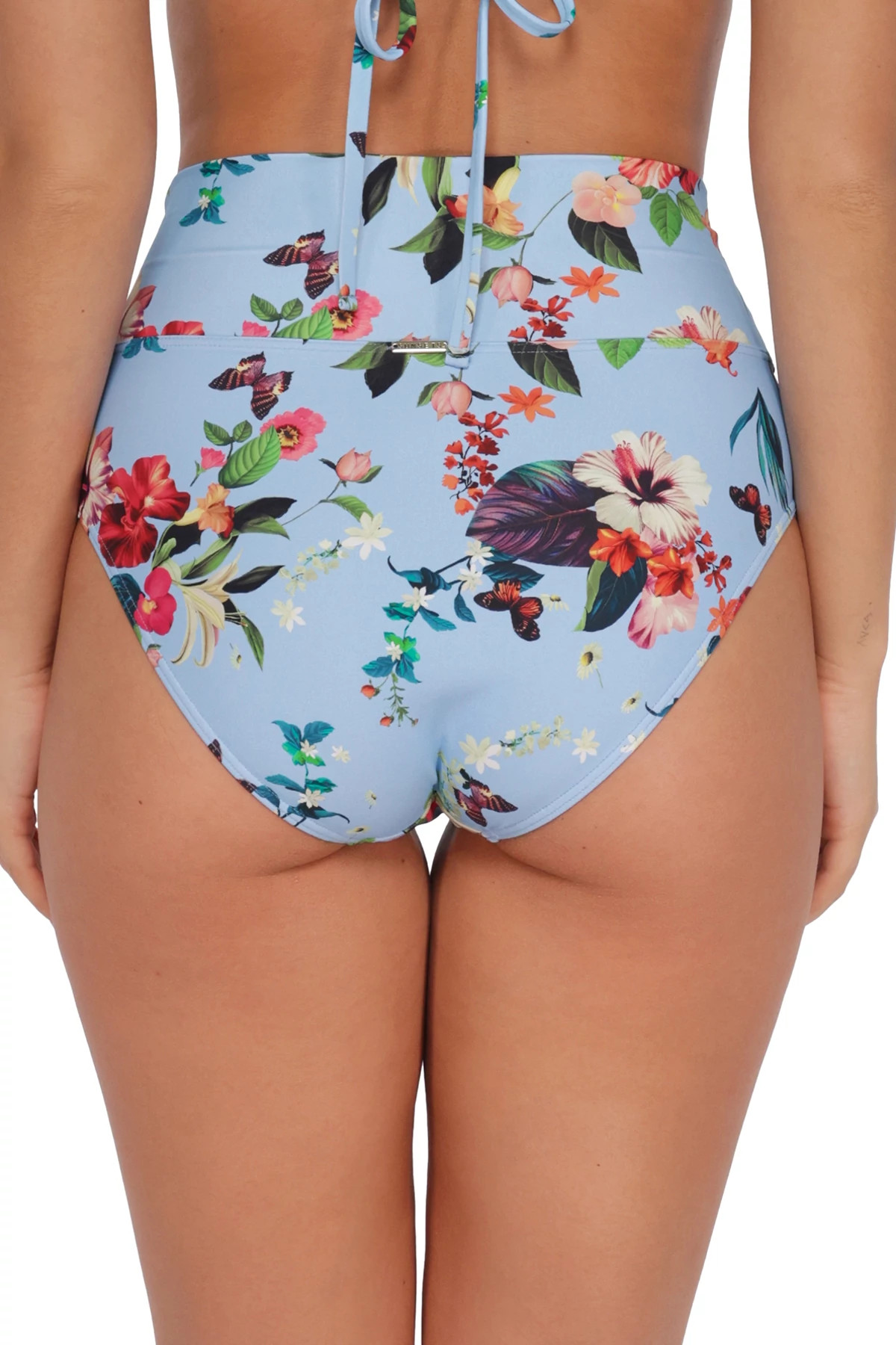 BUDDING ROMANCE Hannah High Waist Bikini Bottom image number 4