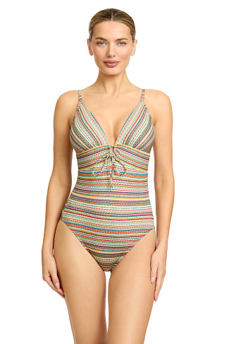 MULTI Willow Keyhole One Piece Swimsuit