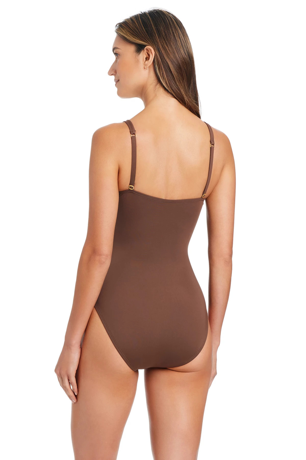 ROCKPOOL Crossover V-Neck One Piece Swimsuit image number 2