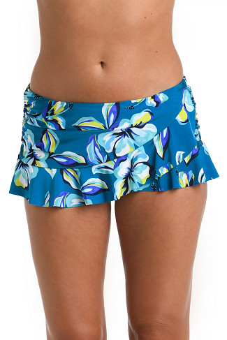 OCEAN Fiji Tropics Asymmetrical Ruffle Skirt