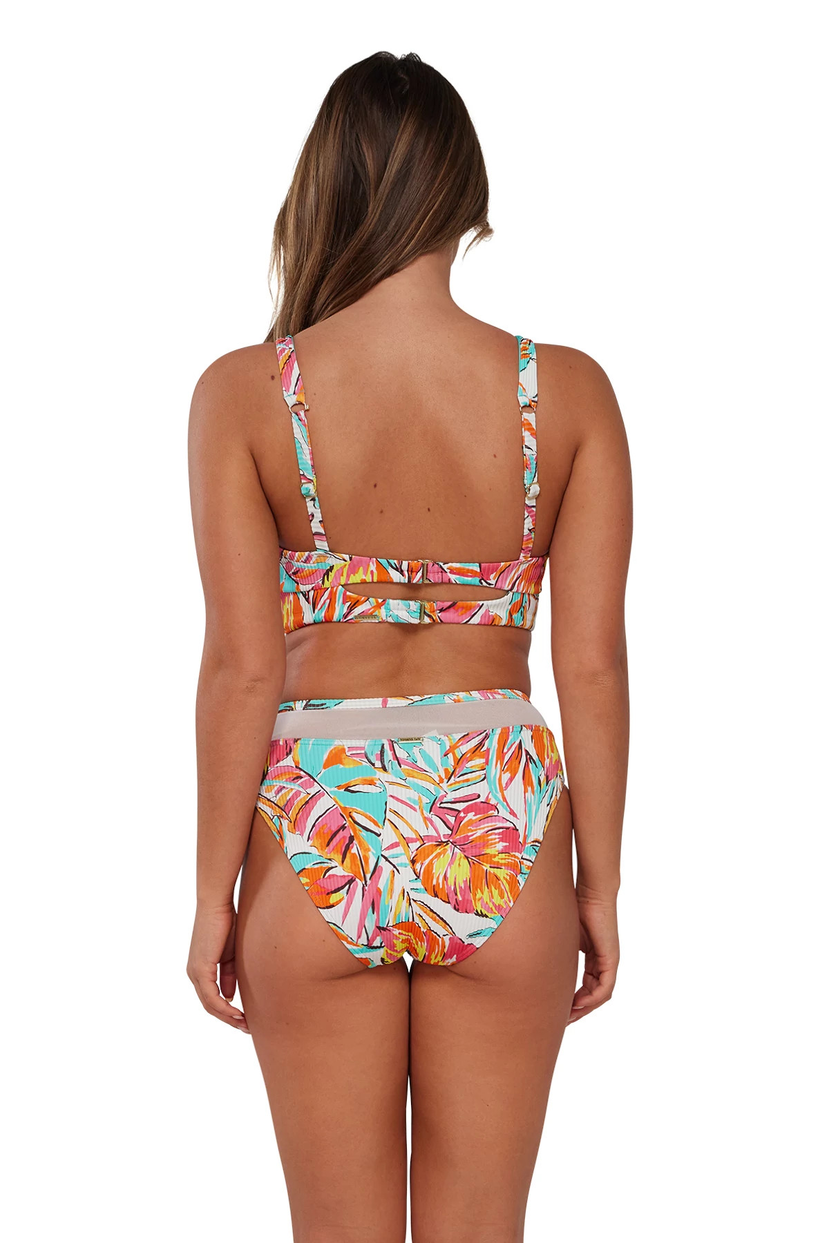 PALM SERENADE SANDBAR RIB Danica Underwire Bikini Top (D+ Cup) image number 3
