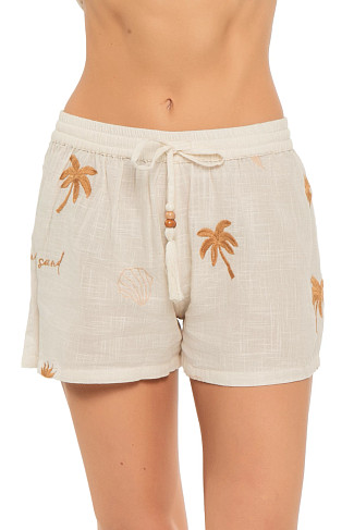SUN & SAND Embroidered Shorts