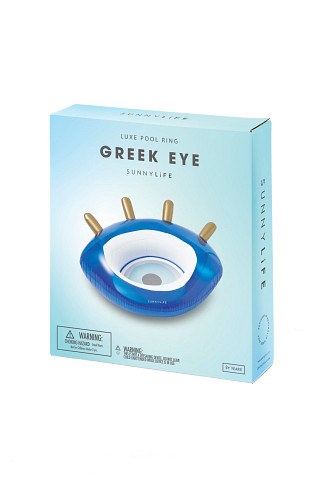 BLUE Greek Eye Pool Float