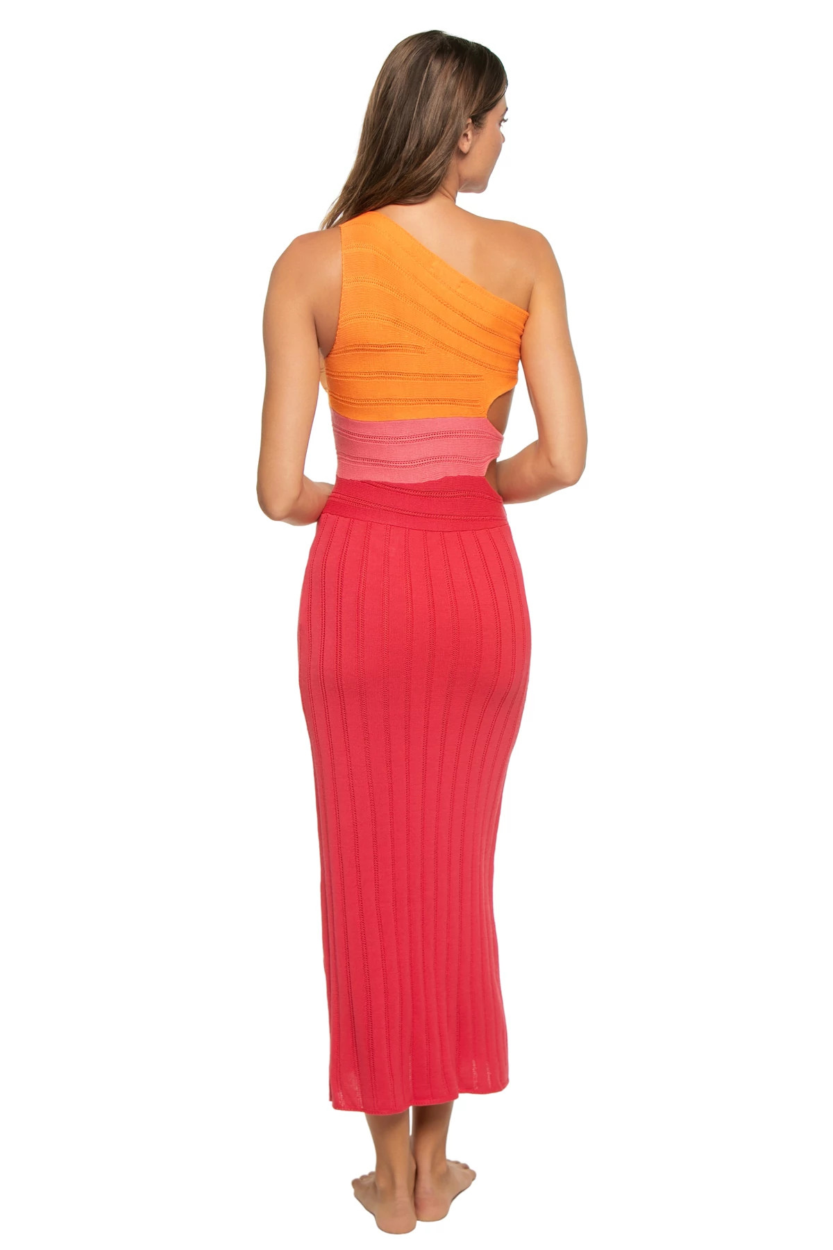 GRADIENT Lauren Asymmetrical Midi Dress  image number 2