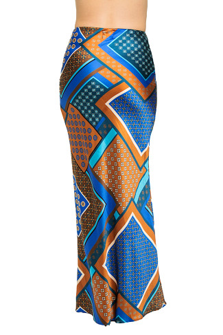 TILE PATCHWORK FS032 Sierra Maxi Skirt