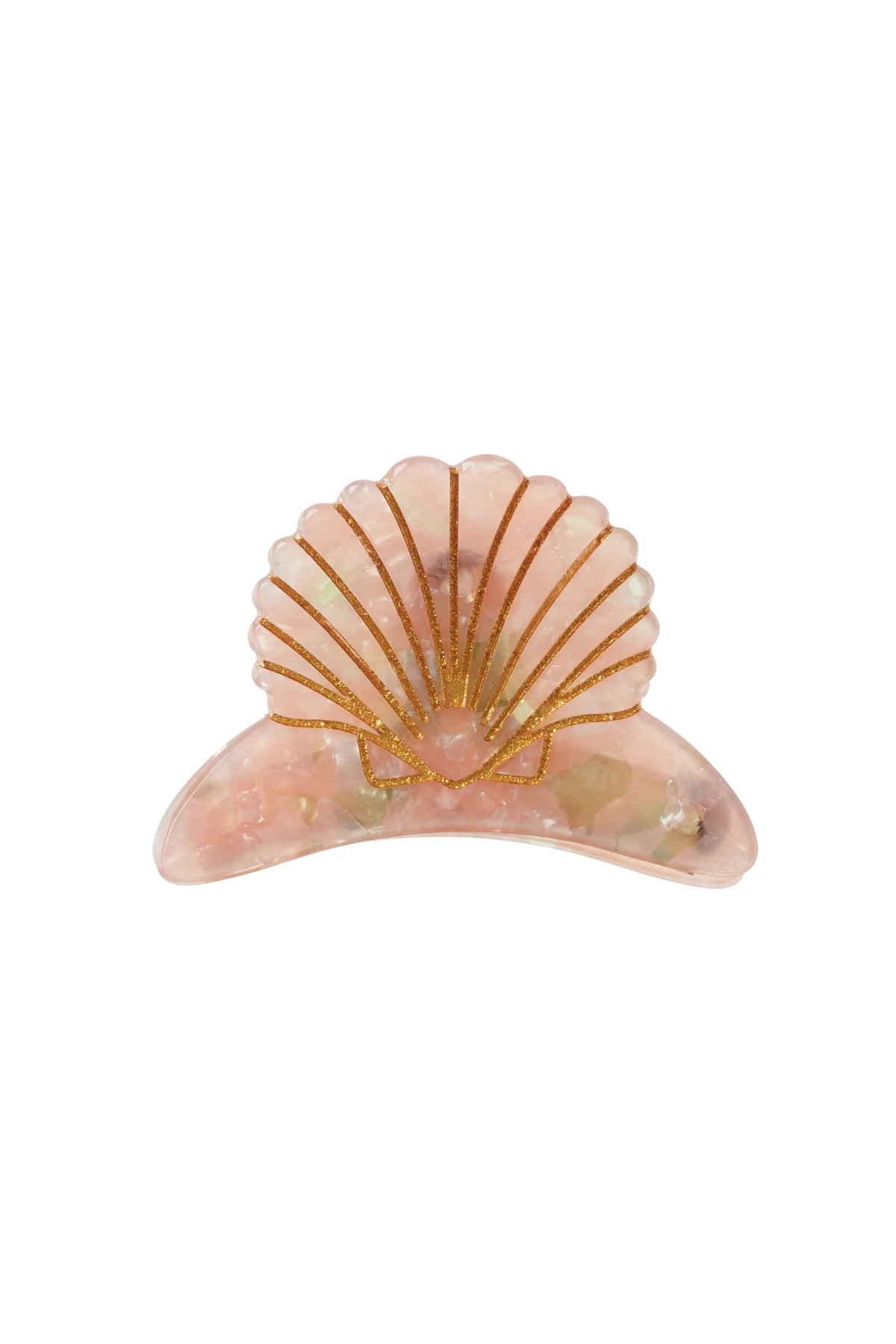 NUDE Small Shell Hair Clip image number 1