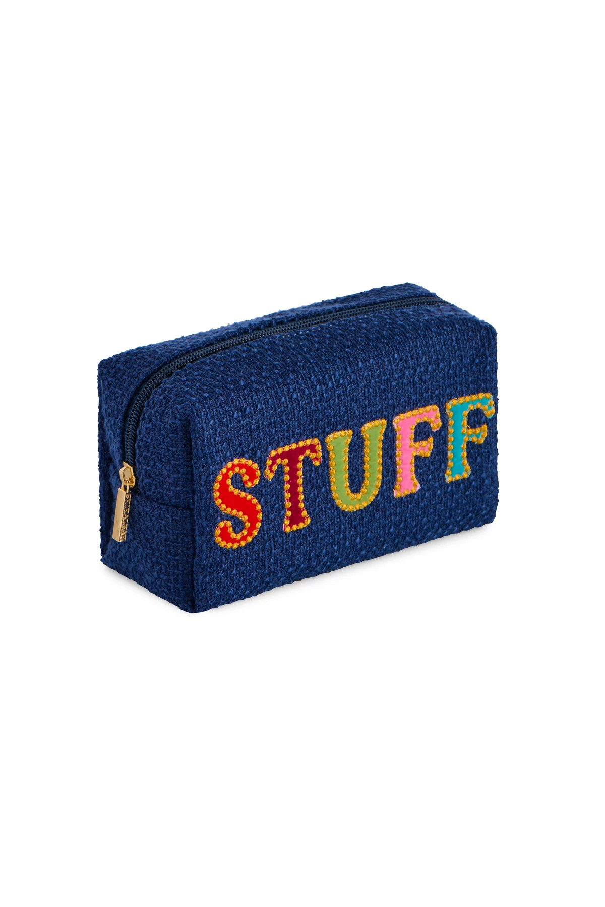 NAVY Mara "Stuff" Zip Pouch image number 1