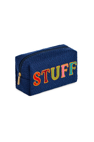 NAVY Mara "Stuff" Zip Pouch