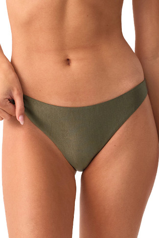 OLIVE Ruched Hipster Bikini Bottom