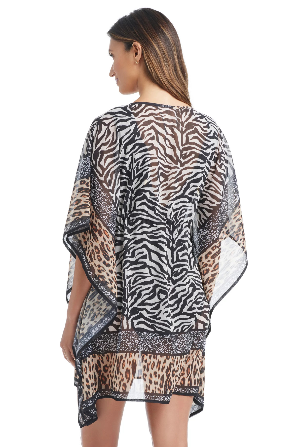 MULTI Chiffon Caftan image number 2