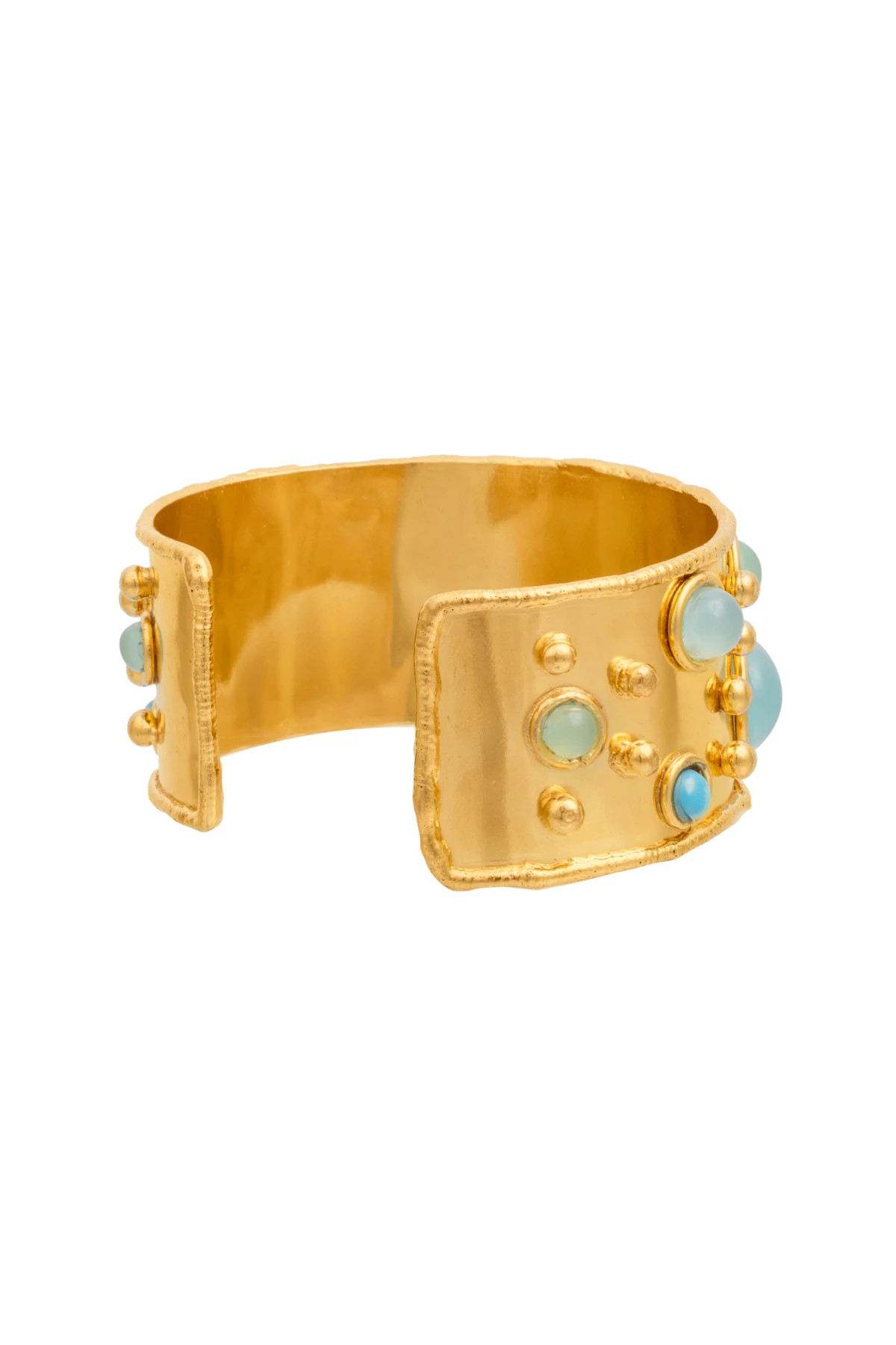 LARIMAR Byzantine Gemstone Cuff image number 2
