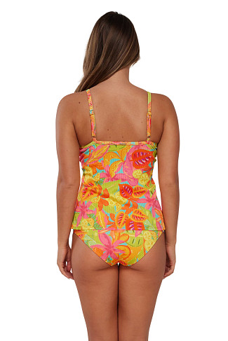 CITRUS GROVE SANDBAR RIB Forever Underwire Tankini Top (E-H Cup)
