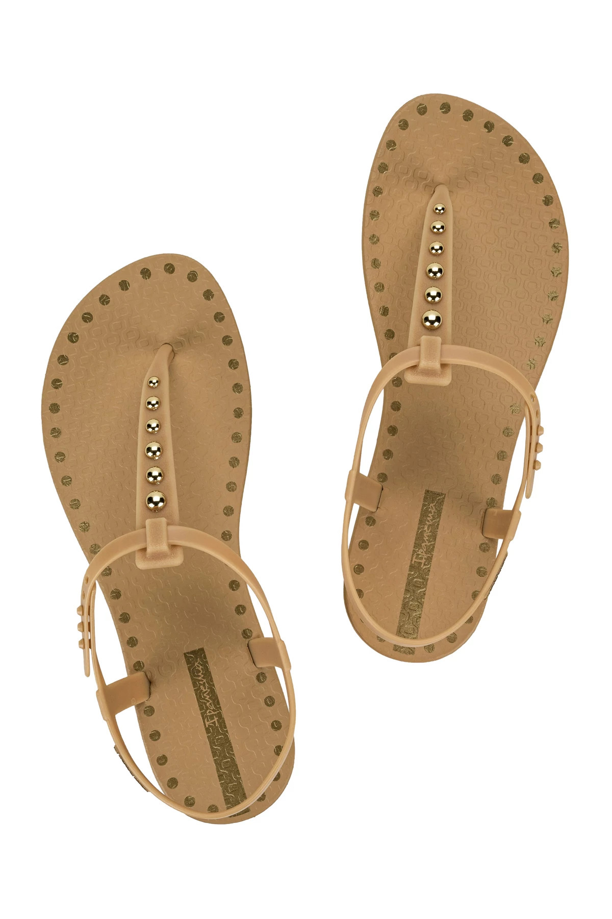 CAMEL Class Dots T-Strap Thong Sandal image number 3