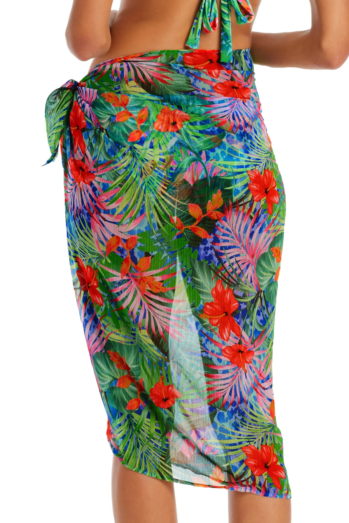 MULTI Tropical Flight Sarong image number 2