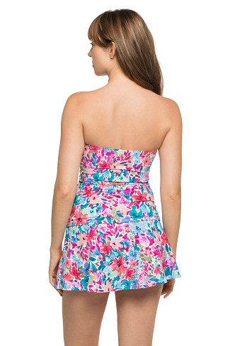 DUSTY LUPINE Bandeau Tankini Top
