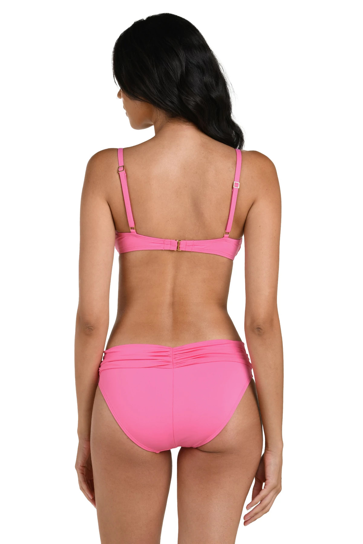 ROSE PINK Wrap Bralette Bikini Top image number 2