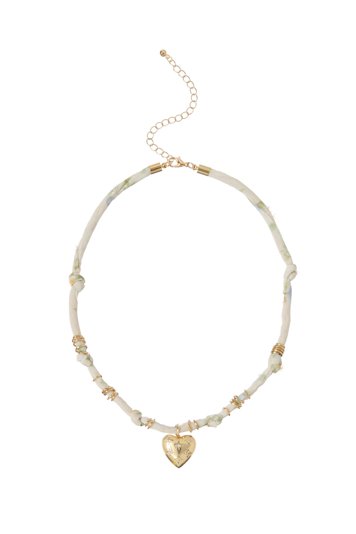 MULTI Heart Charm Necklace image number 1