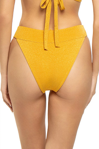 GOLD Banded Hipster Bikini Bottom