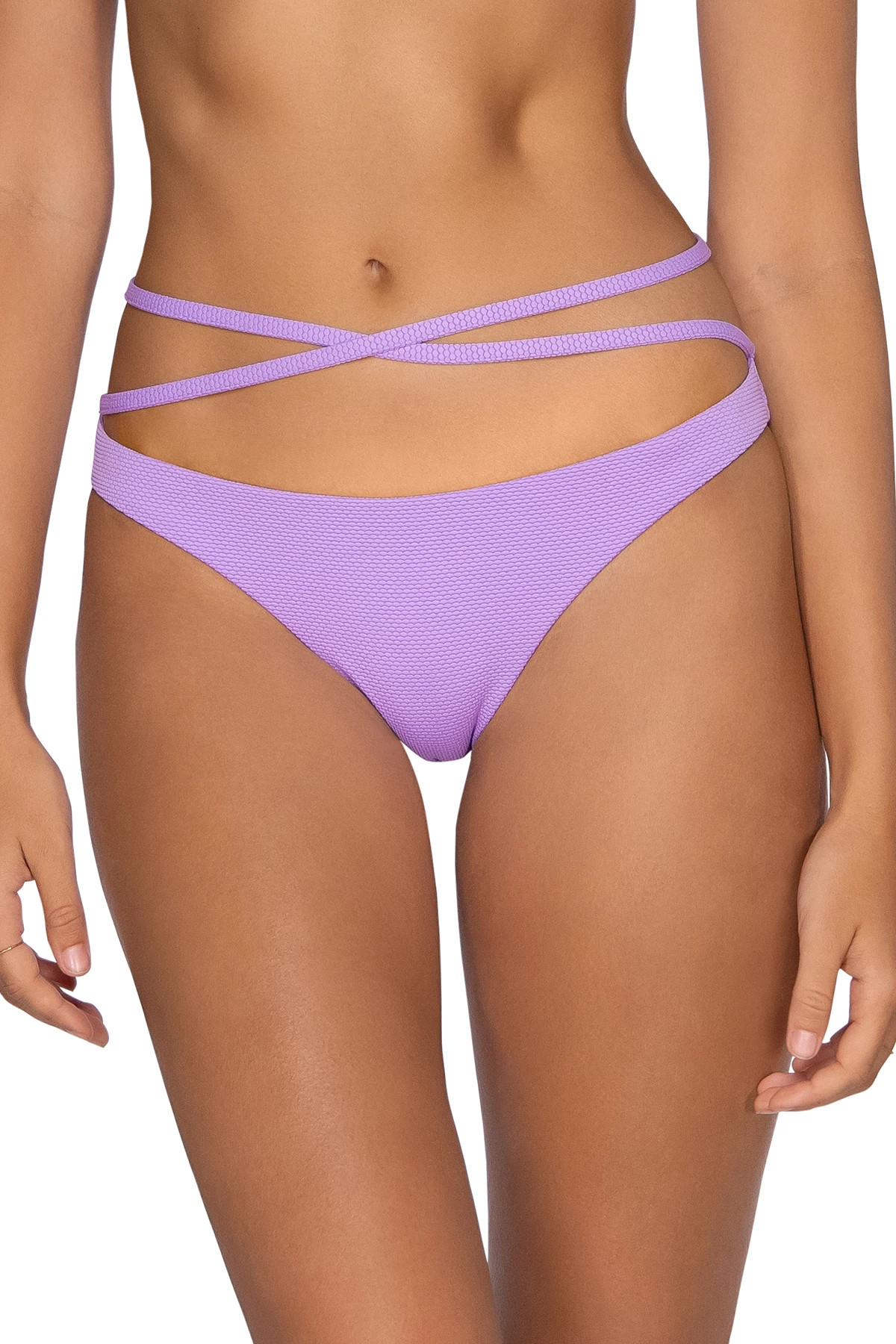 JACARANDA Stella Wrap Brazilian Bikini Bottom image number 1