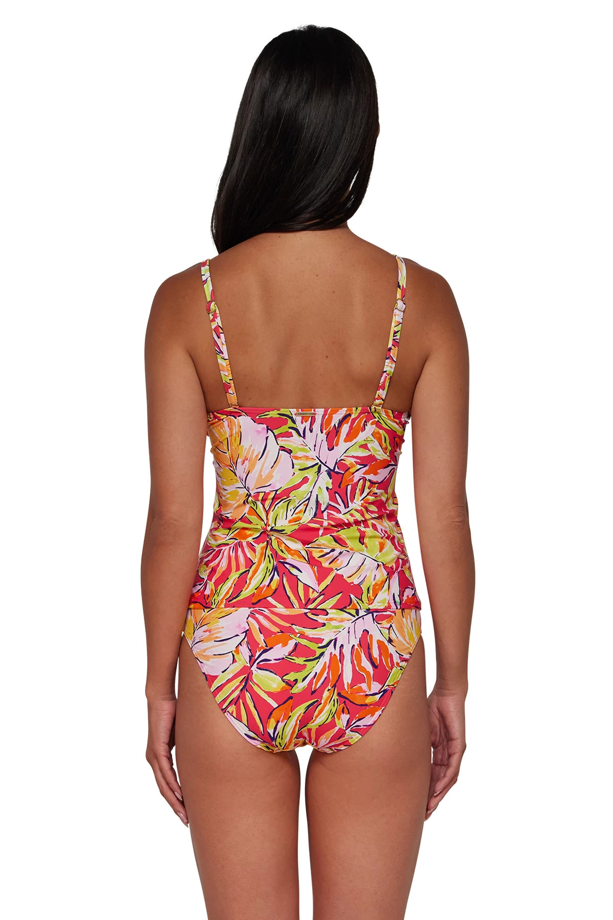 ISLAND ESCAPE Simone Convertible Strap Tankini Top image number 3