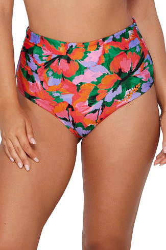 HUMMINGBIRD COVE Capri High Waist Bikini Bottom