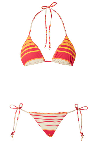 DARK PINK Dreamscape Reversible Bikini Top