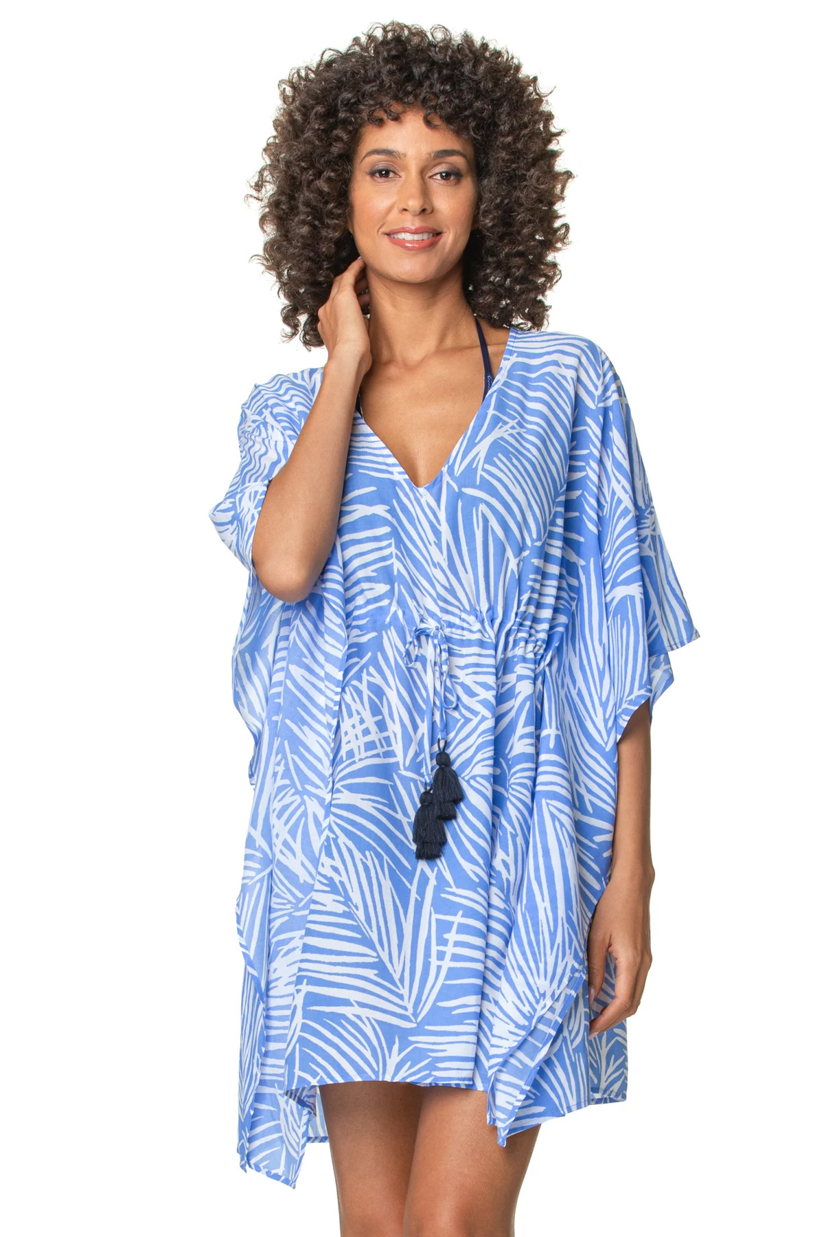 PERIWINKLE Resort Palm Tunic image number 1