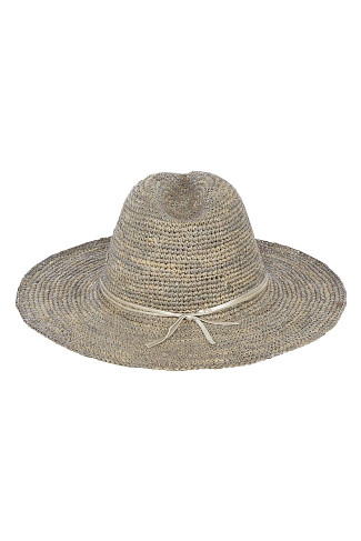 ABALONE/SILVER Kelli Large Brim Cowboy Hat