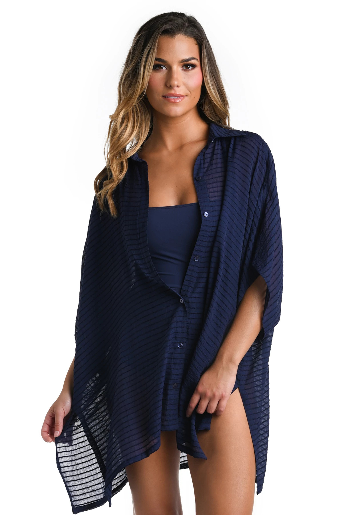 INDIGO Convertible Shirt Dress image number 1