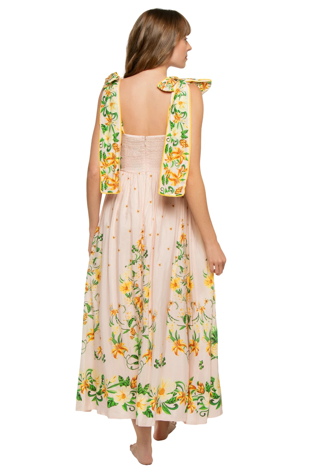 BOTANICAL BEAUTY PINK Botanical Beauty Midi Dress image number 2