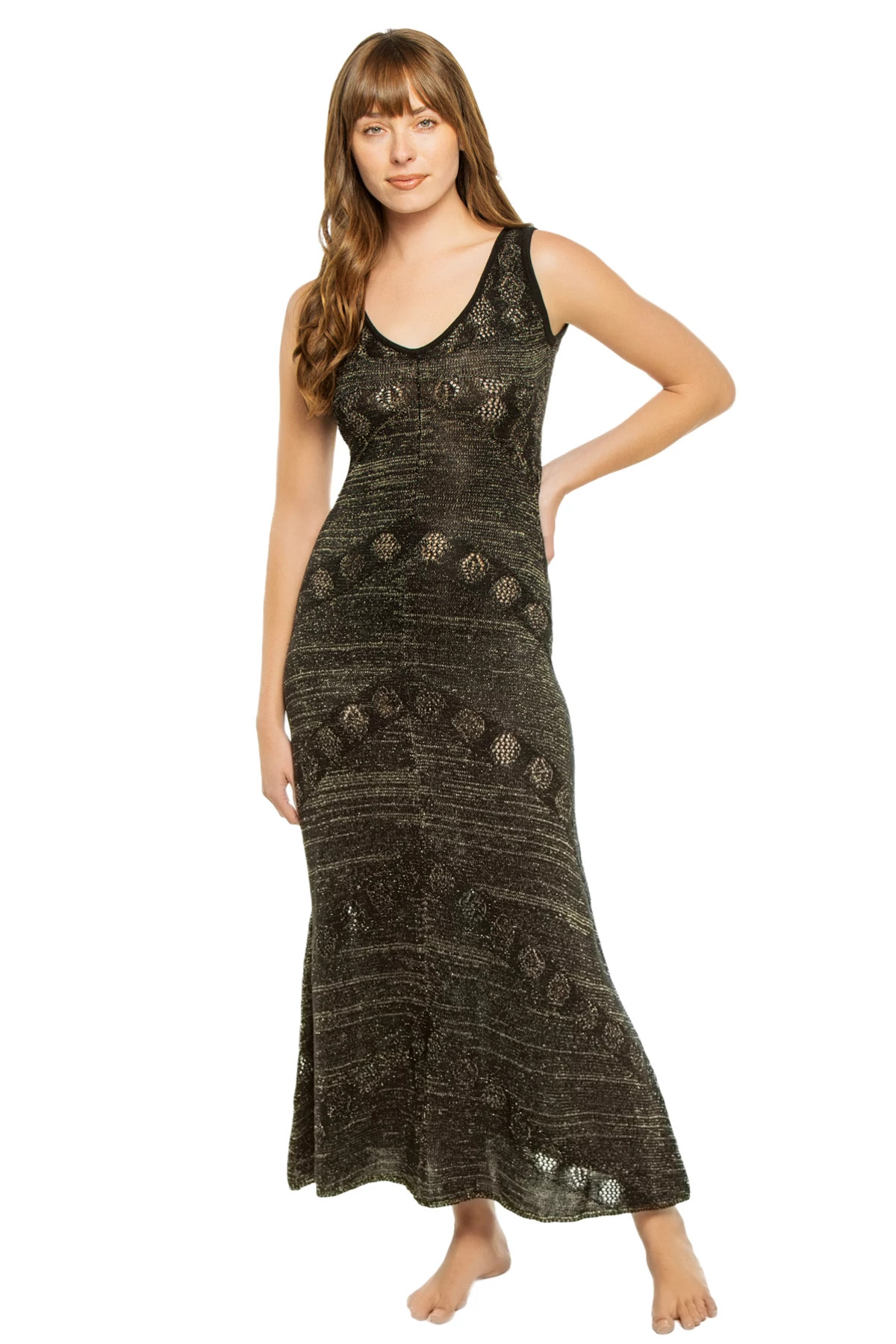 BLACK Alina Maxi Dress image number 1