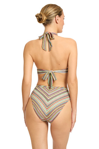 MULTI Willow Halter Bikini Top