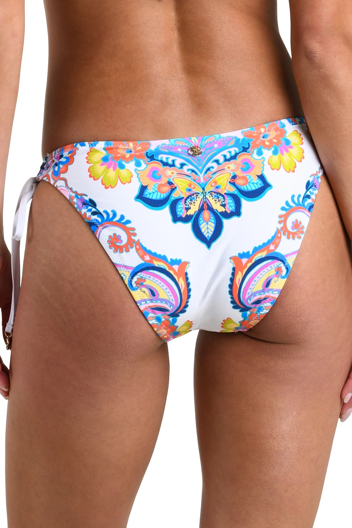 MULTI Butterfly Tie Side Bikini Bottom image number 2