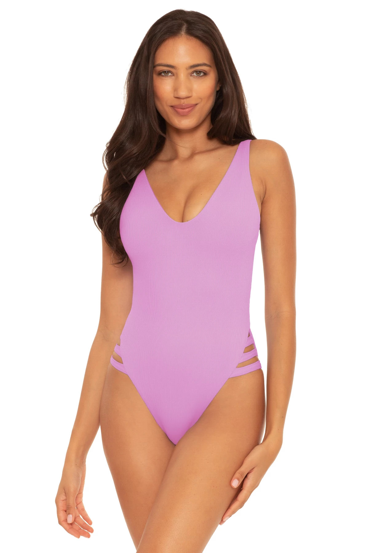 ORCHID Sophie Over The Shoulder One Piece Swimsuit image number 1