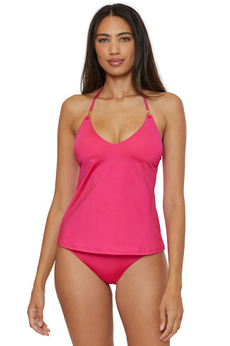 CANNES CORAL Monaco Halter Tankini Top