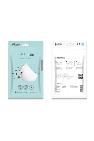 WHITE Lite Mask Helix Replaceable Filters 3-Pack