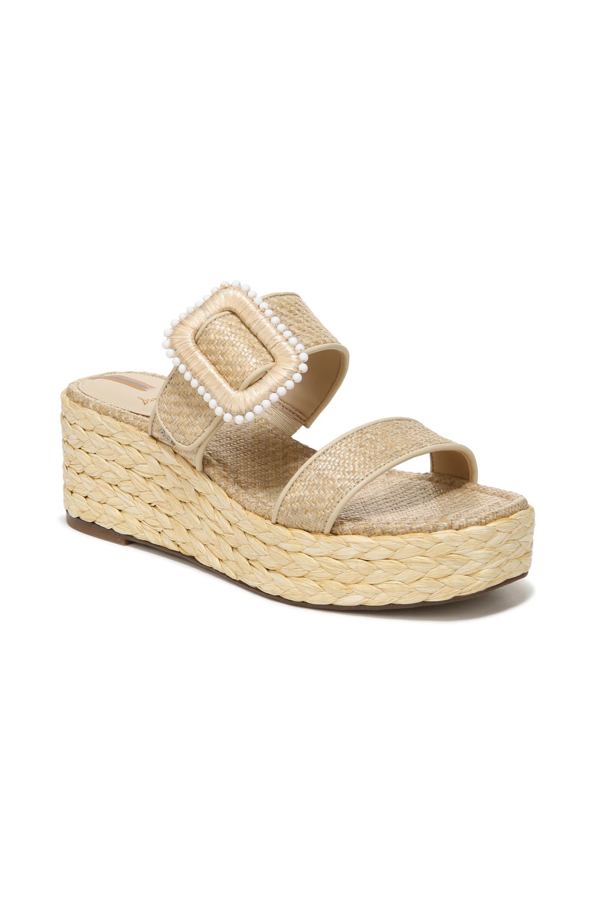 EGG SHELL Chase Espadrille Wedge image number 2