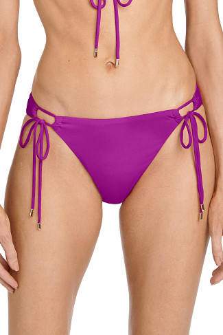 BOUGAINVILLEA Aubrey Loop Tie Side Hipster Bikini Bottom