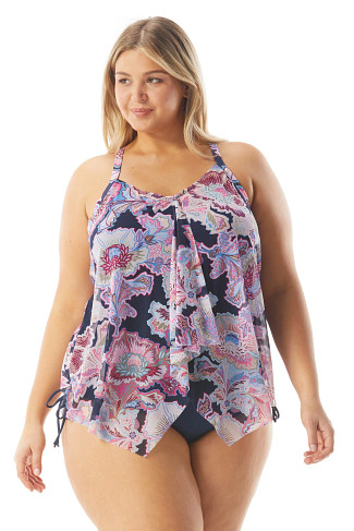 ADMIRAL Kerry Over The Shoulder Tankini Top