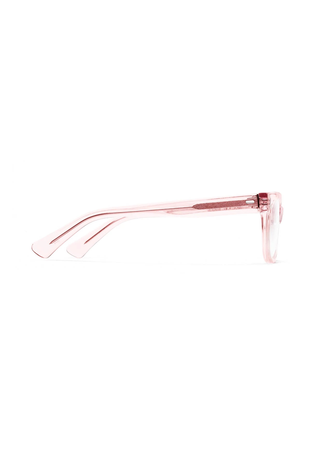POLISHED CLEAR PINK Bixby Blue Light Filter Glasses image number 4