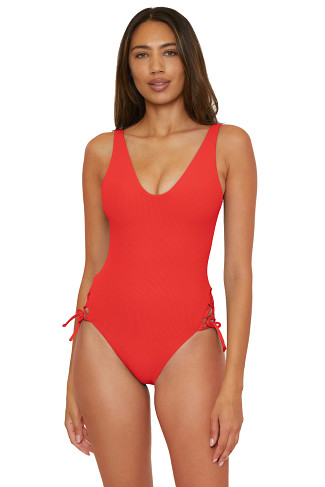 FIRE Sophie Over The Shoulder One Piece Swimsuit