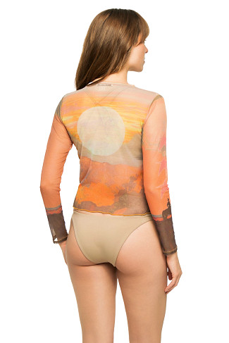 NOBODY'S DARLIN Long Sleeve Crop Cover Shirt
