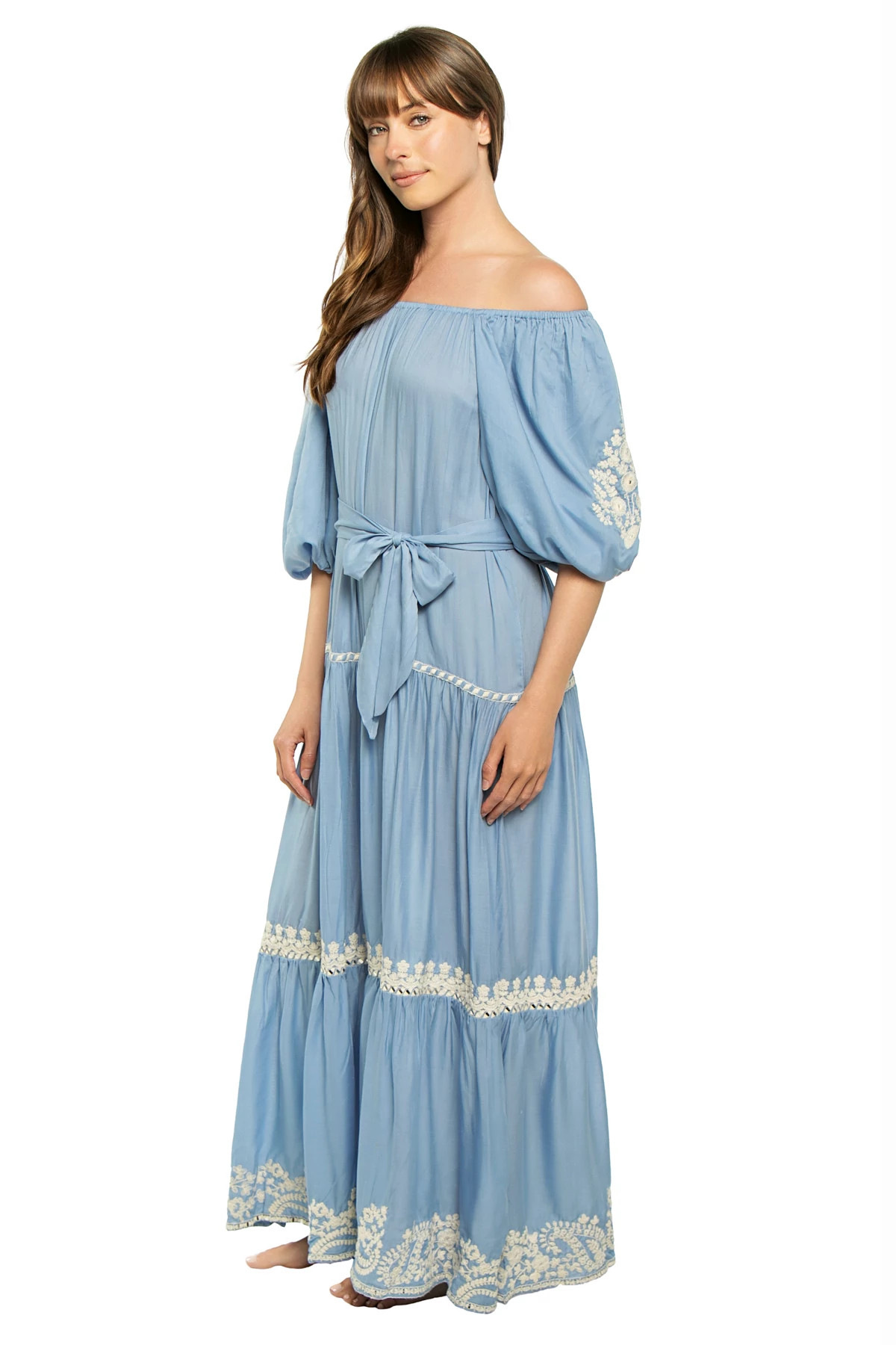 BLUE Zaya Maxi Dress image number 3